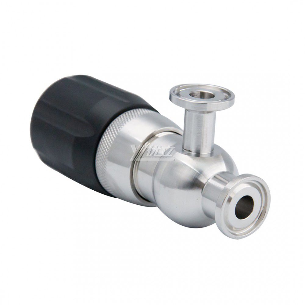 YOULI Best-in-Class Hygienic Food Grade Sanitary Stainless Steel 304 316L Tri Clamped Sanitary Mini Asepsis Safety Valve