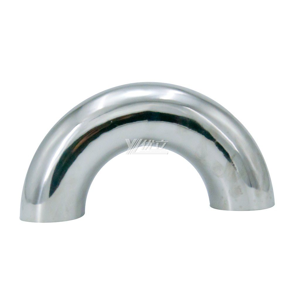 Mirror Polished Stainless Steel Welded SS316L 180 Degree Elbow Bend