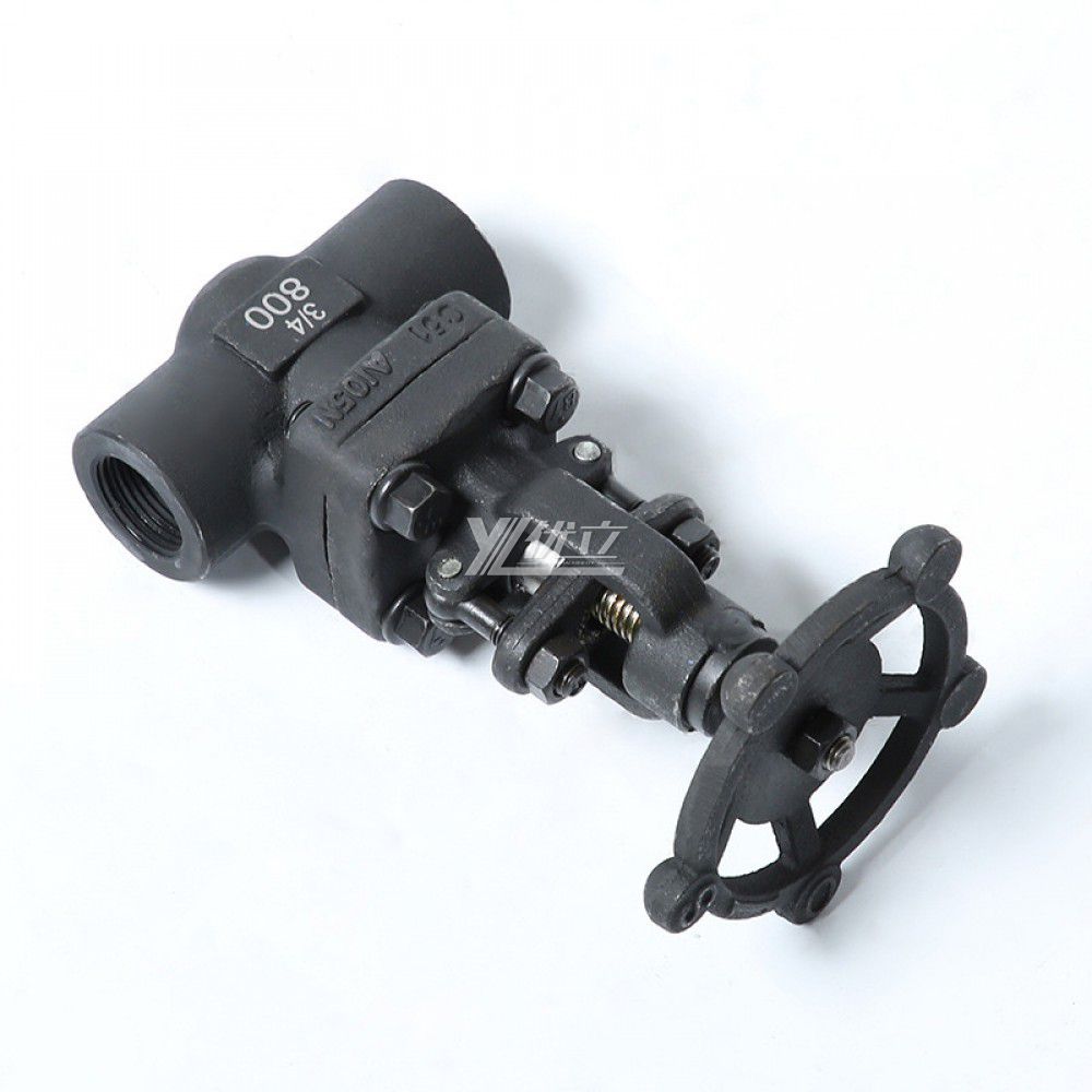 YOULI High Temperature Steam ANSI 150-1500LB 304 316 Stainless Steel A105 1.6-100mpa NPT BSP Forged Female Threaded Globe Valve