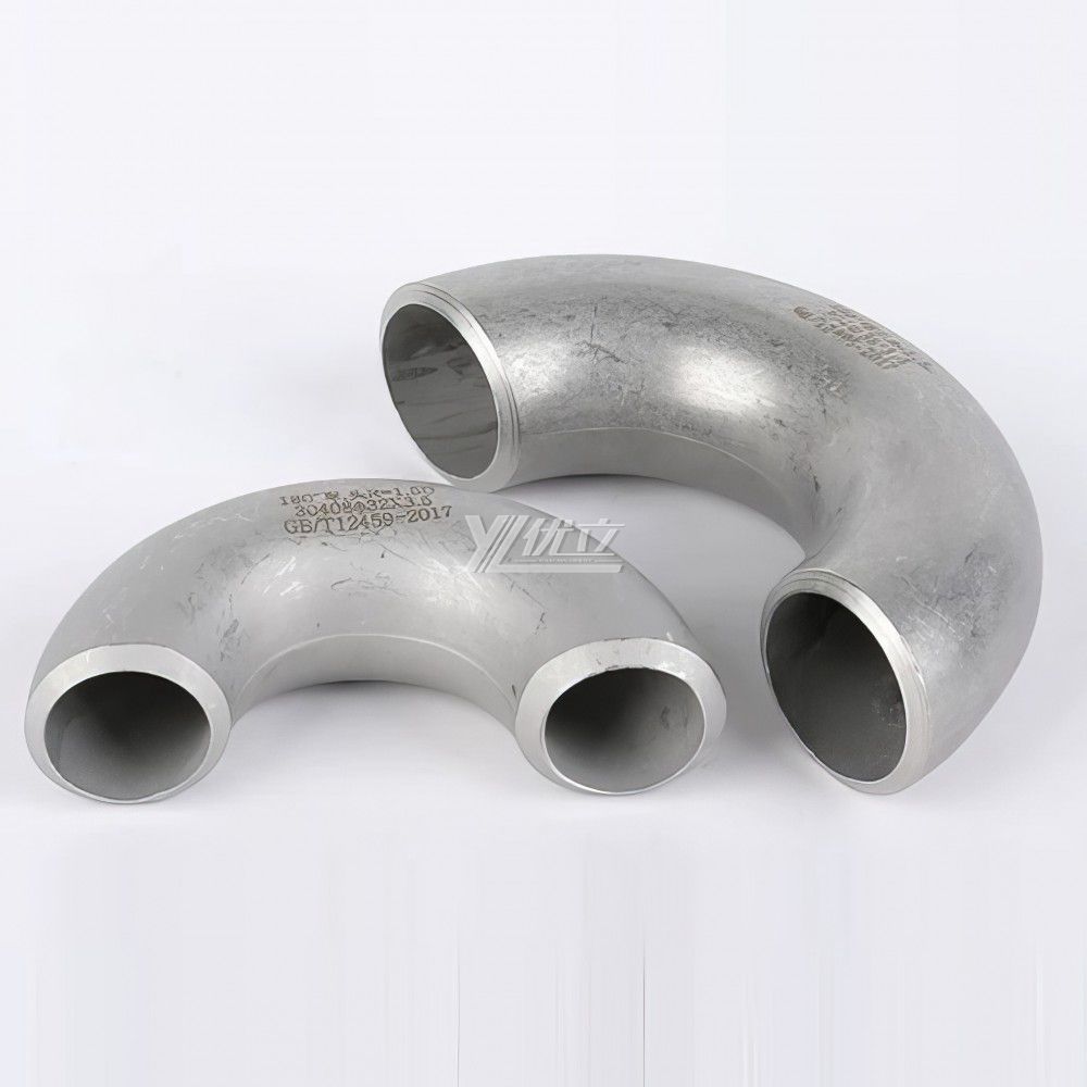 YOULI Shot Blasting Pickling Stainless Steel ANSI SCH40-SCH160  304 SS316L Pipe Fitting 180 Degrees Butt Welding Elbow
