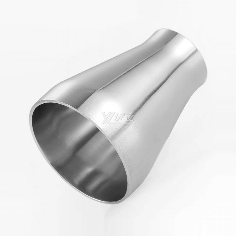 YOULI Hygienic Food Grade Sanitary Stainless Steel 304 SS316L 3A SMS DIN ISO Welded Pipe Fitting Concentric Welded Reducer