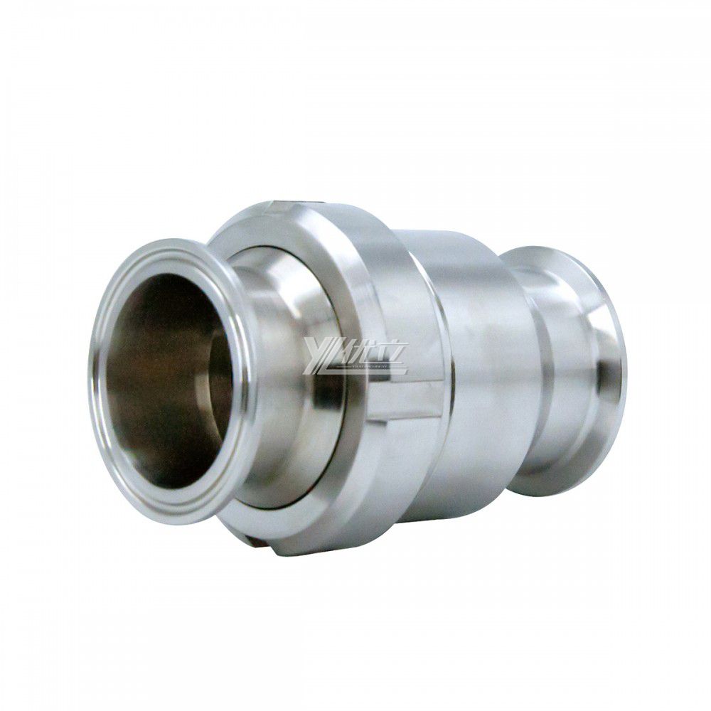 YOULI Hygienic Food Grade Sanitary Stainless Steel SS304 with Union Non-return Tri Clamped Check Valve