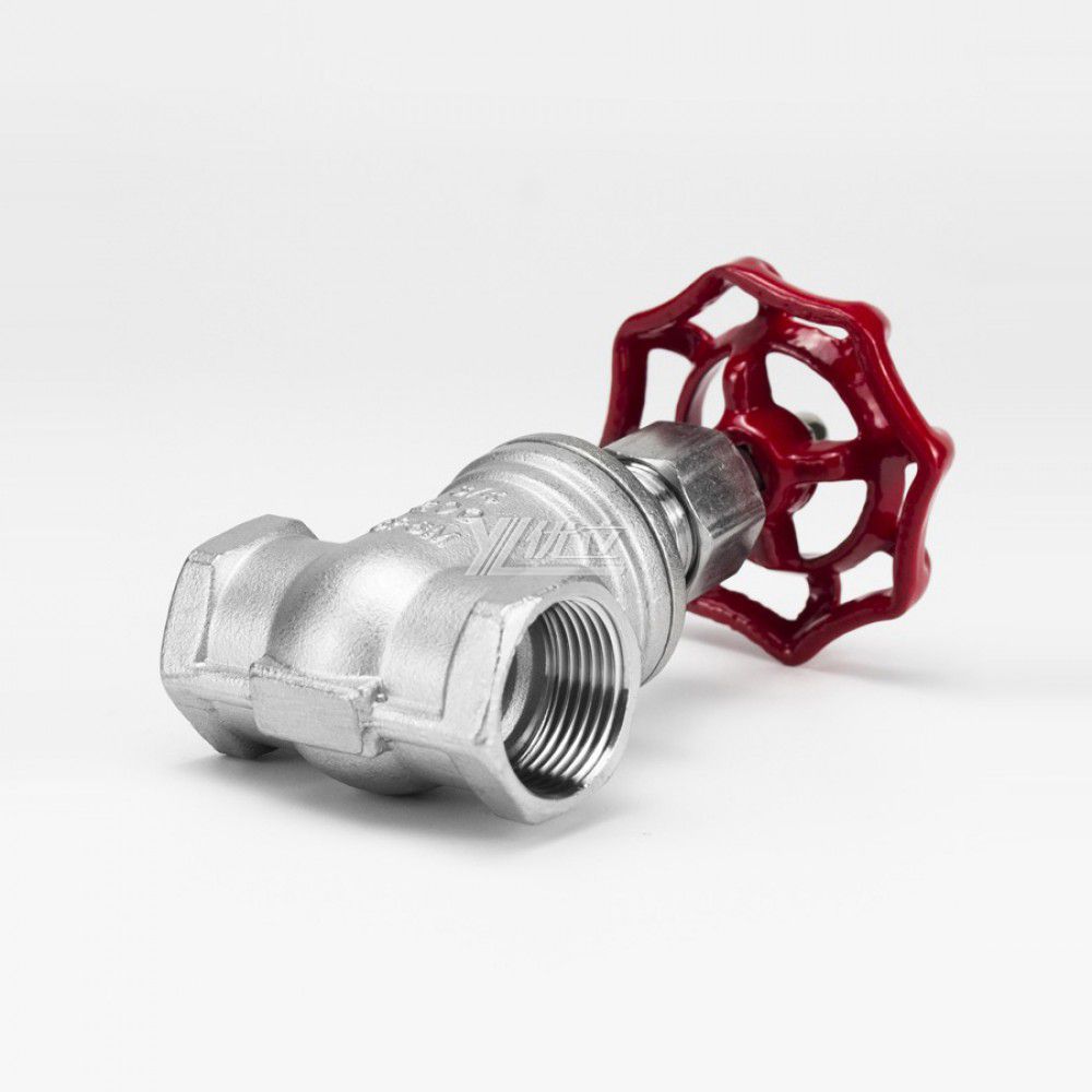 YOULI High Quality High Temperature Z15W 200wog Pn16 Stainless Steel 304 316 BSP NPT Female Threaded Gate Valve