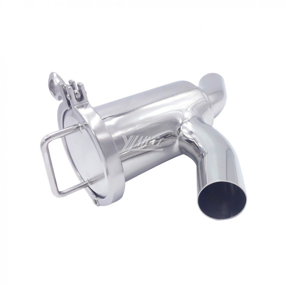 YOULI Top-Quality Hygienic Food Grade SS 304 316L Stainless Steel Sanitary 90 Bend Type No Retention Filter
