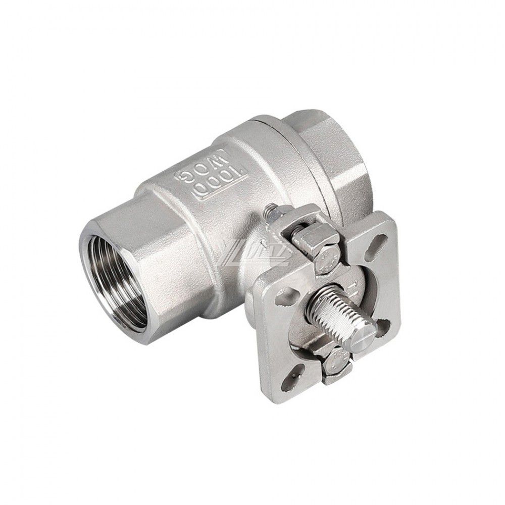 YOULI High temperature ISO 5211 mounting pad stainless steel NPT BSP 1000WOG 1.6mpa 304 316 manual 2 piece thread Ball Valve