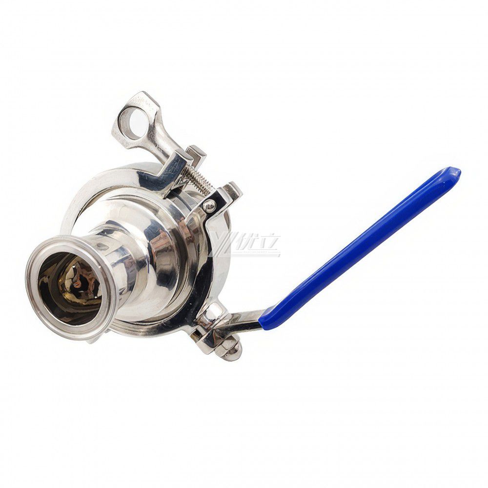 YOULI Hygienic Food Grade Sanitary Stainless Steel 304 316 zero Dead Beverage Milk Drink Manual Tri Clamed Ball Valve