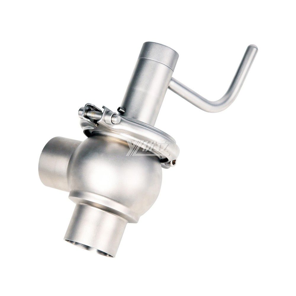 YOULI Best-in-Class Hygienic Food Grade Sanitary Stainless Steel 304 316L Manual L Type Welded Cut-off Globe Stop Valve