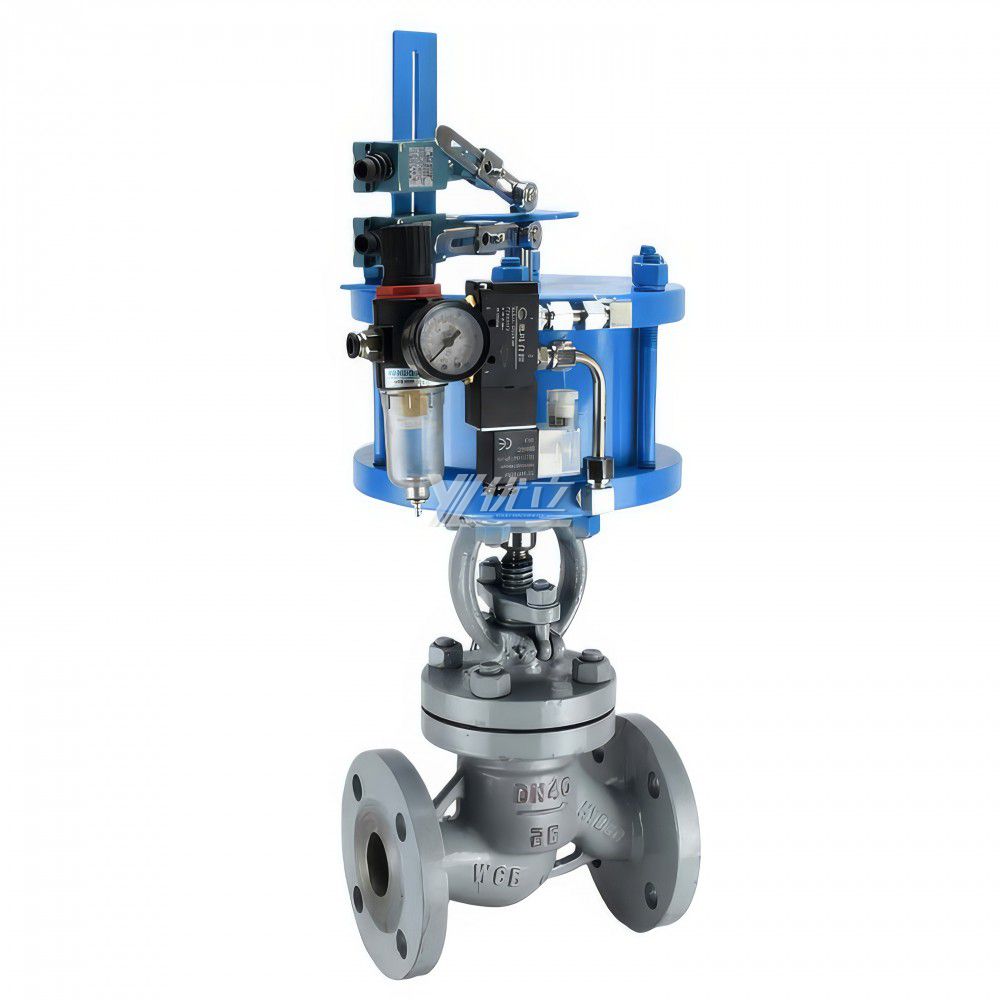 YOULI High Quality High Temperature Steam ANSI 150LB 304 316 Stainless Steel 1.6mpa WCB Pneumatic Actuator Flanged Globe Valve
