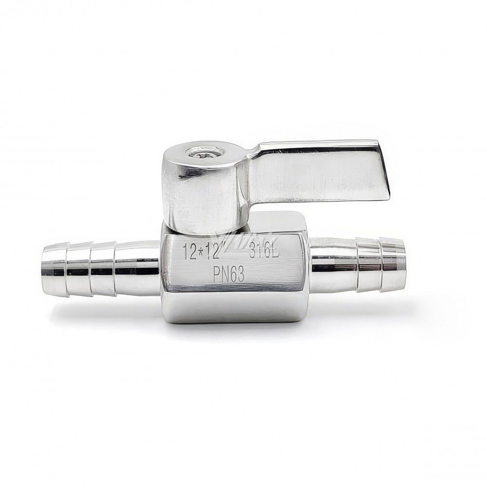 YOULI 1/8" 1/4" NPT BSP 1000WOG PN63 304 316 all Stainless Steel Manual Hose Connector Pagoda Mini Ball Valve