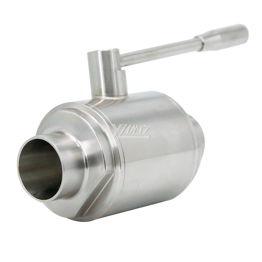 Stainless Steel SS304 Sanitary Weld Welding Straight Ball Valves