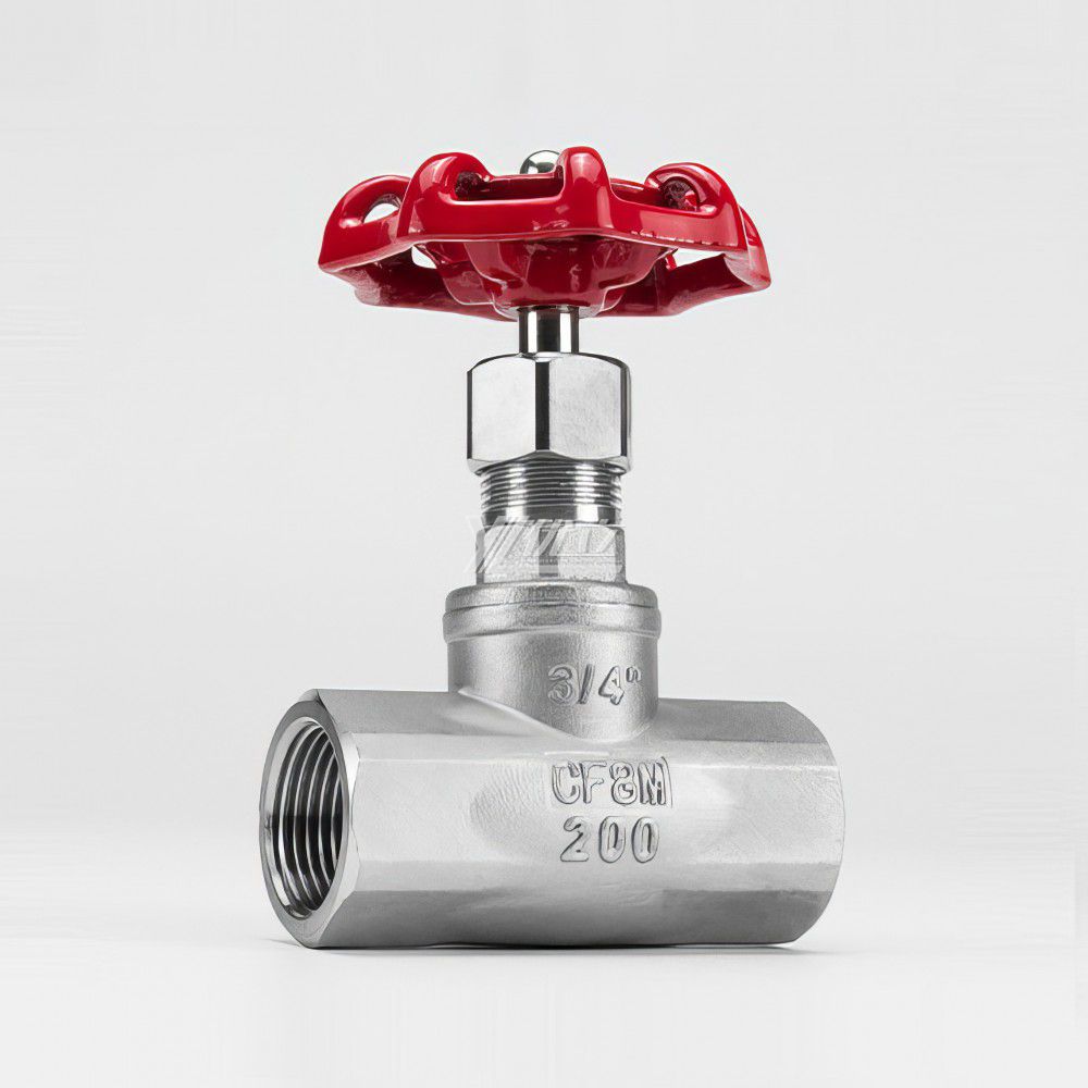 YOULI High Temperature Steam NPT BSP 1.6mpa 200wog 304 316 Stainless Steel WCB Manual Screw Female Threaded Globe Valve