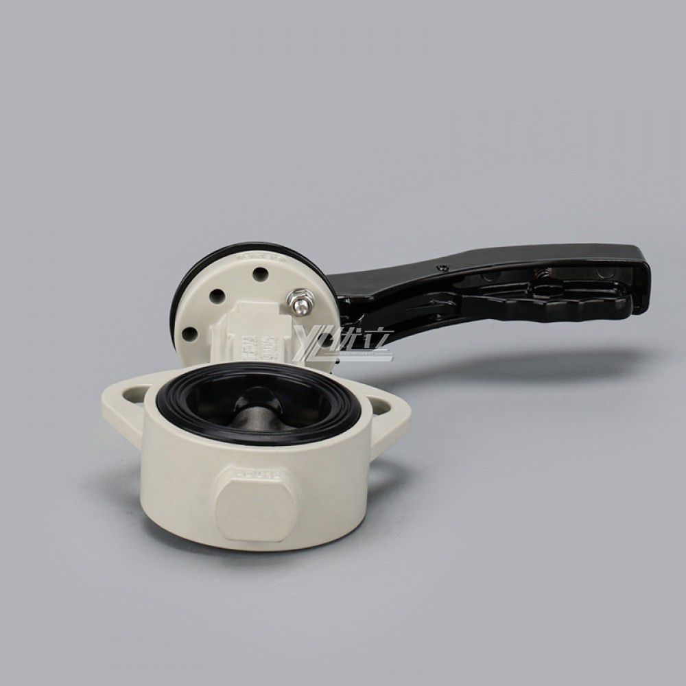 YOULI DN25-DN32 Aluminium Alloy 304 316  Pn10-16 Soft Seal Water Gas Oil Manual Center Mini Wafer Butterfly Valve