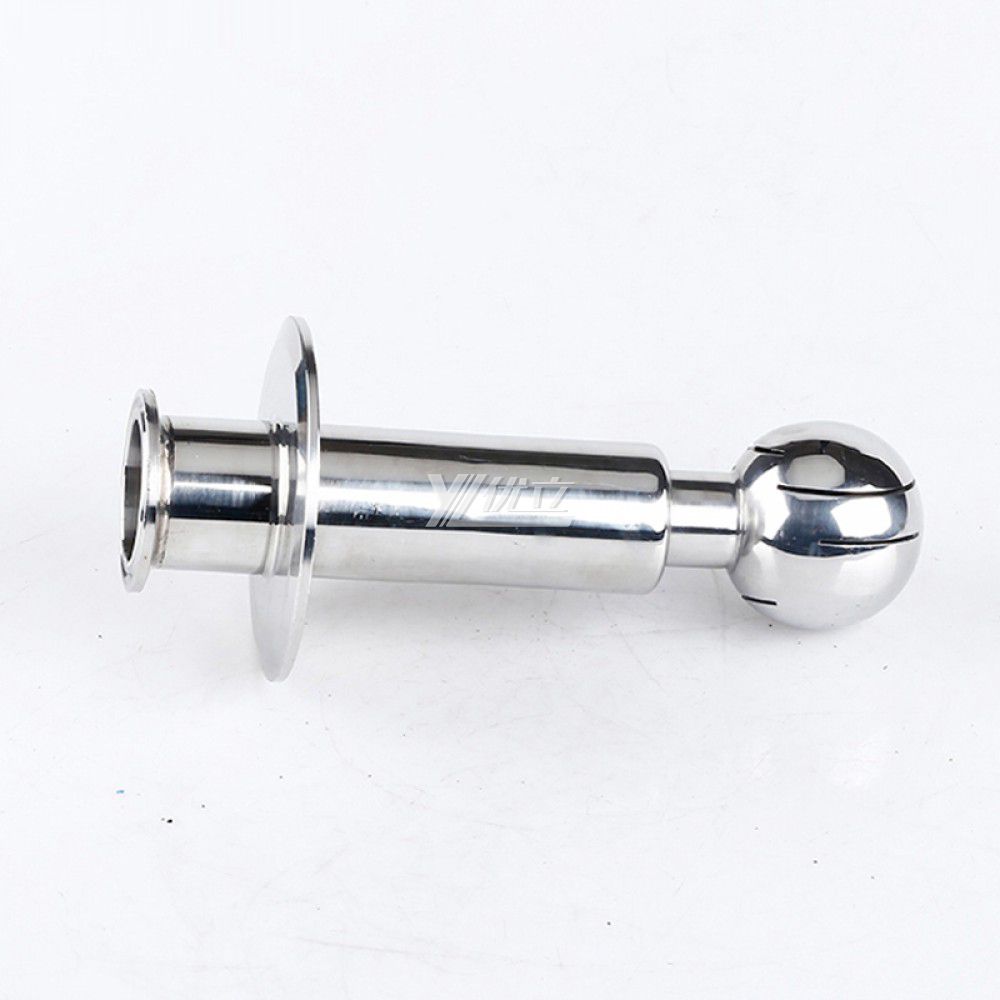 YOULI Food Grade Sanitary CIP Bolted Tank Cleaning Stainless Steel 304 SS316L Double Clamped Nozzle Rotary Cleaning Spray Ball