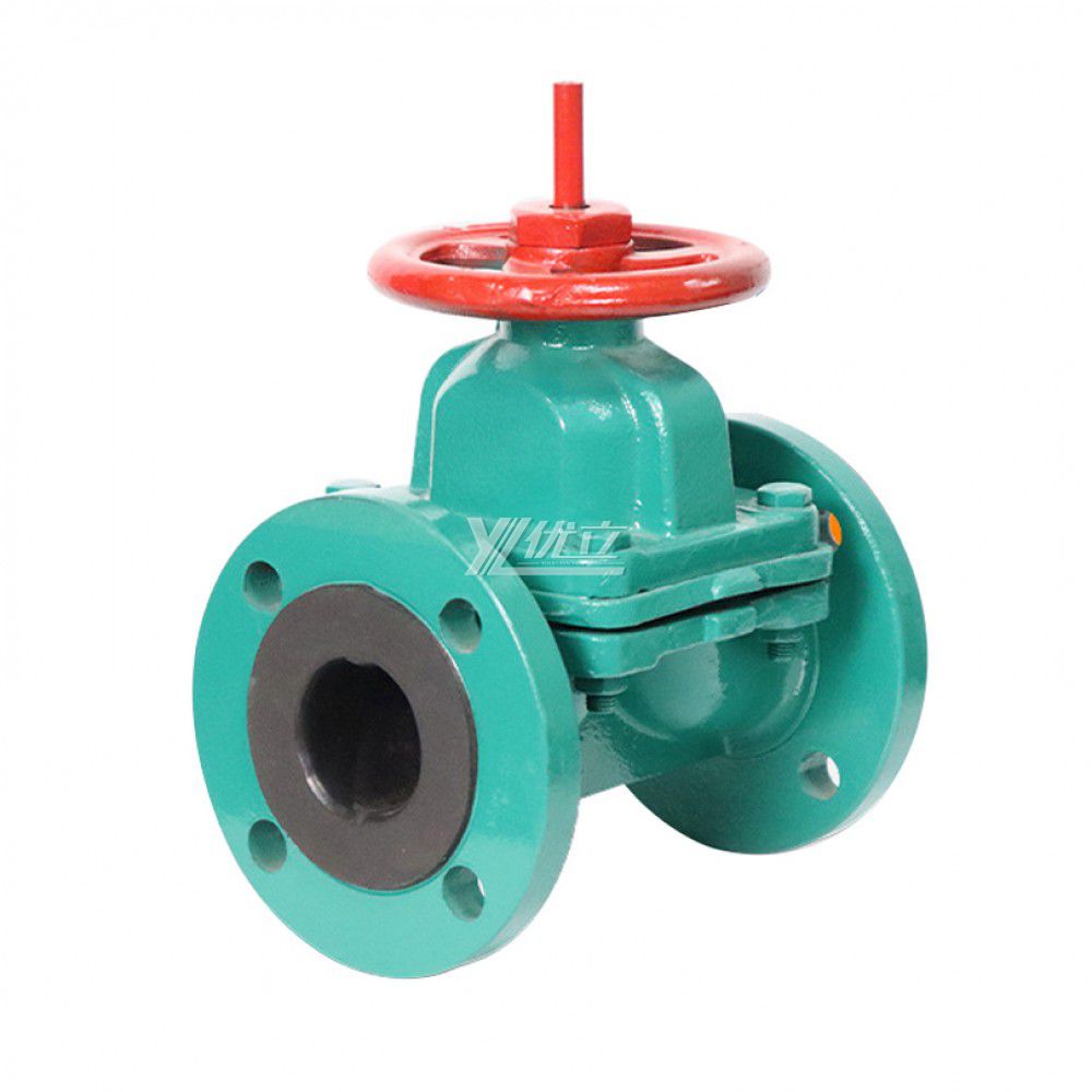 YOULI Stainless Steel BS ANSI 150LB 300LB 304 316 JIS 10K-20K 1.6mp WCB Manual Rubber Lined Flange Diaphragm Valve