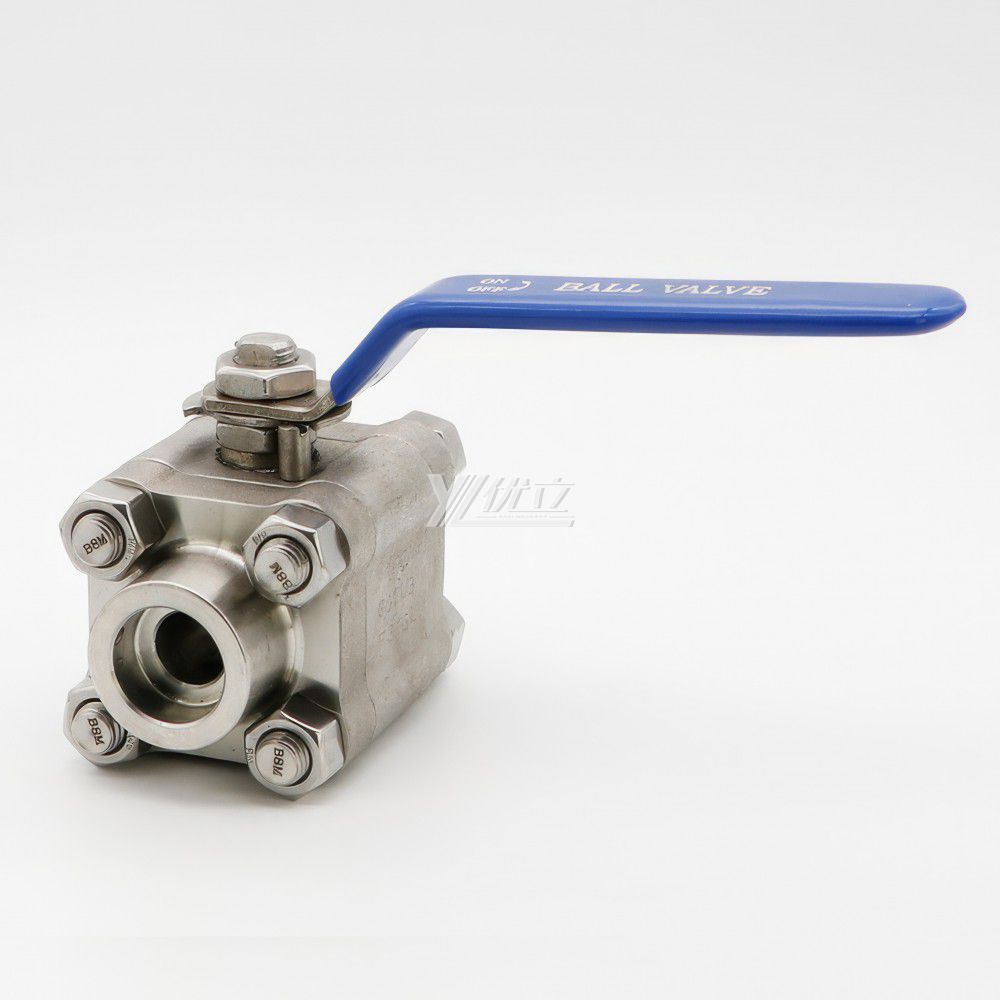 YOULI High Pressure NPT BSP A105 800lb 304 316 Stainless Steel Forged Manual 3PC Threaded Socket Welded Ball Valve