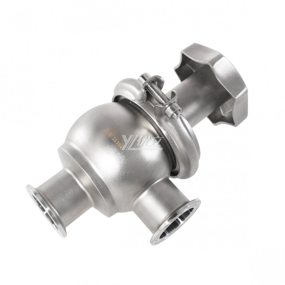 YOULI Hygienic Food Grade Stainless Steel 304 316L Mannual Tri-Clamp Flow Regulating Valves