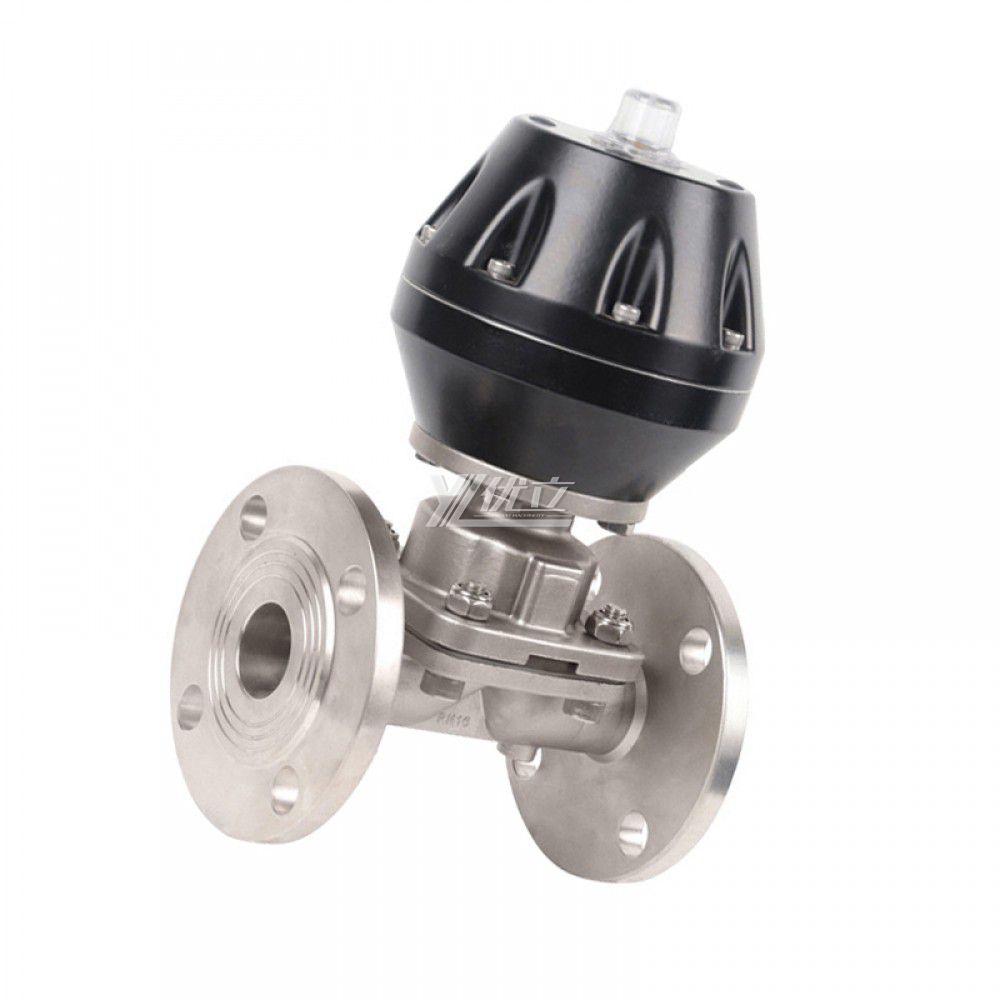 YOULI G641F Stainless Steel ANSI 150LB 304 316 JIS 10K-20K 1.6mpa WCB Flange Pneumatic Diaphragm Valve