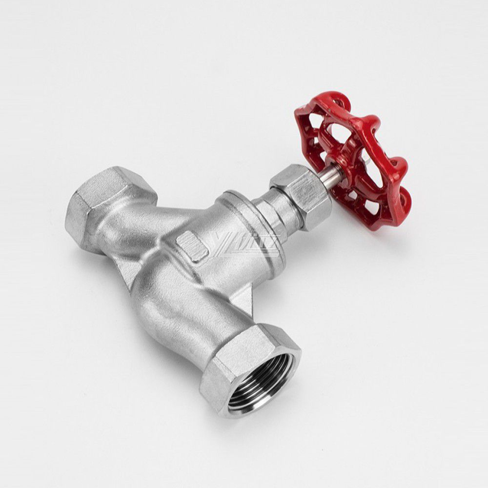 YOULI High Temperature Steam NPT BSP 1.6mpa 200wog 304 316 Stainless Steel WCB S Type Manual Screw Female Threaded Globe Valve