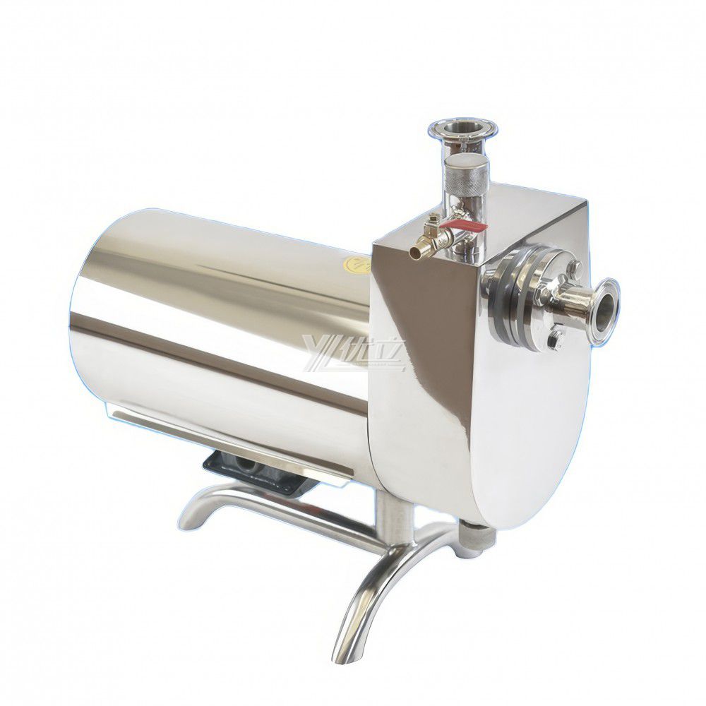 YOULI ZXB Hygienic Food Grade Stainless Steel 304 316L CIP clear Return Transfer Tri Clamp Sanitary  CIP-Self Priming Pump
