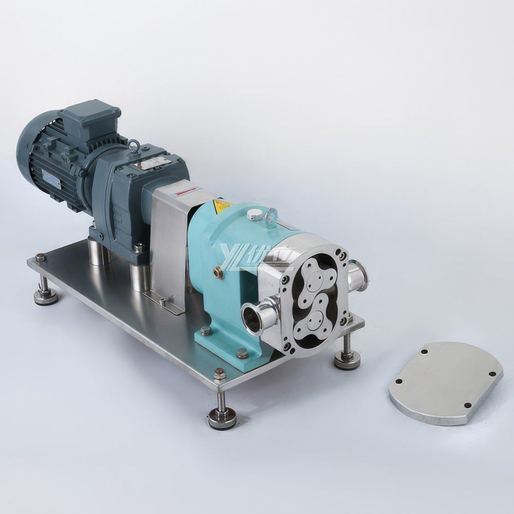 YOULI ZB3A Connect Hygienic Food Grade Stainless Steel 304 316L Chocolate Syrup Honey Transfer Cam Sanitary Rotary Lobe Pump