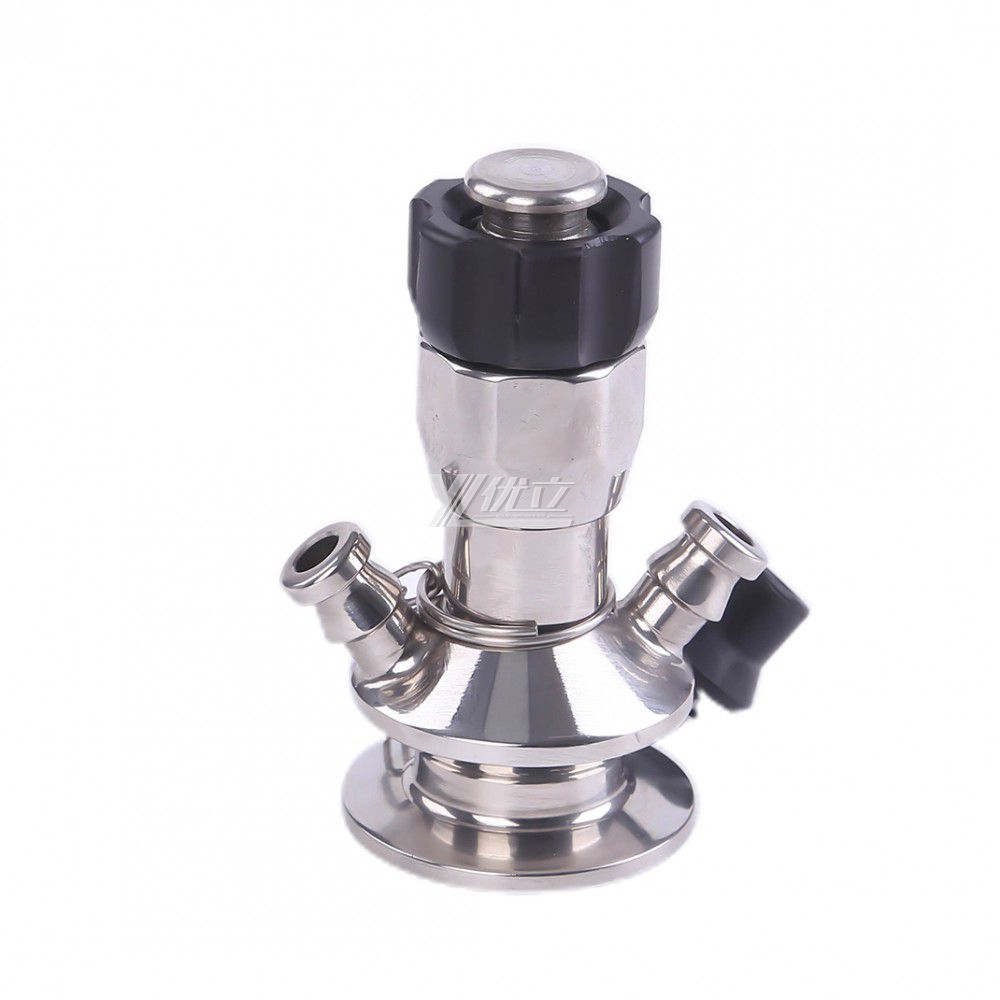 YOULI Best-in-Class Hygienic Food Grade Sanitary Stainless Steel 304 316L Mico Biology Manual  Sterile Tri Clamped Sample Valve