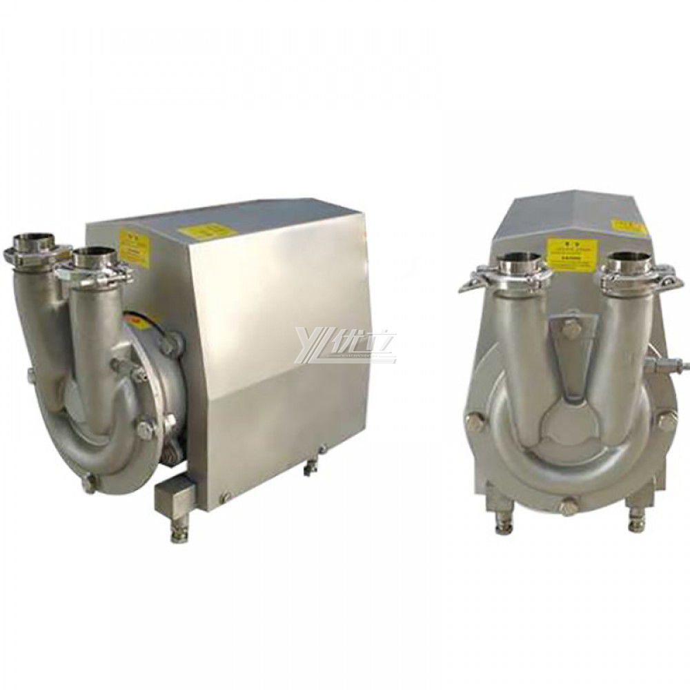 YOULI Hygienic Food Grade Stainless Steel 304 316L CIP Tri Clamp Double Head Sanitary  CIP-Self Priming Pump