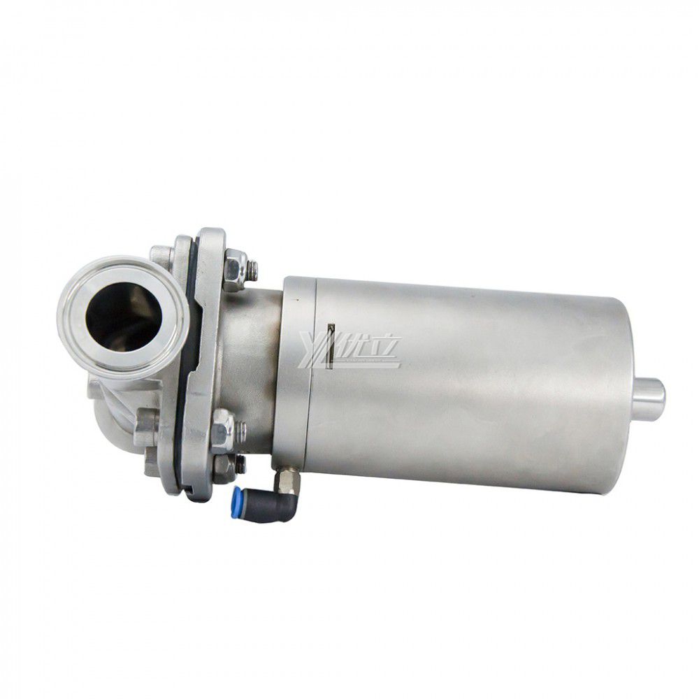 YOULI Hygienic Food Grade Sanitary all Stainless Steel 316L Pharmaceutical Biological Membrane  Pneumatic Diaphragm Valve