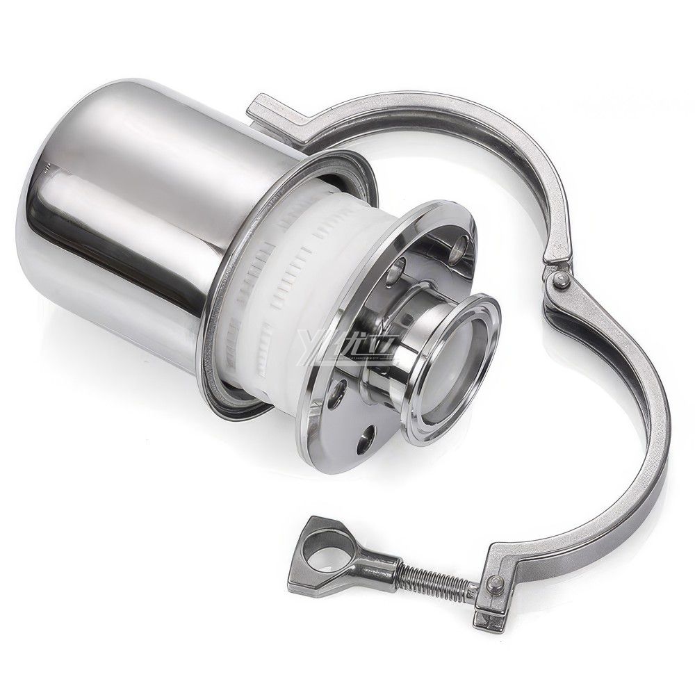 YOULI Hygienic Food Grade Sanitary Stainless Steel 304 316L Filter Tri Clamped Adjustable Breathing Valve