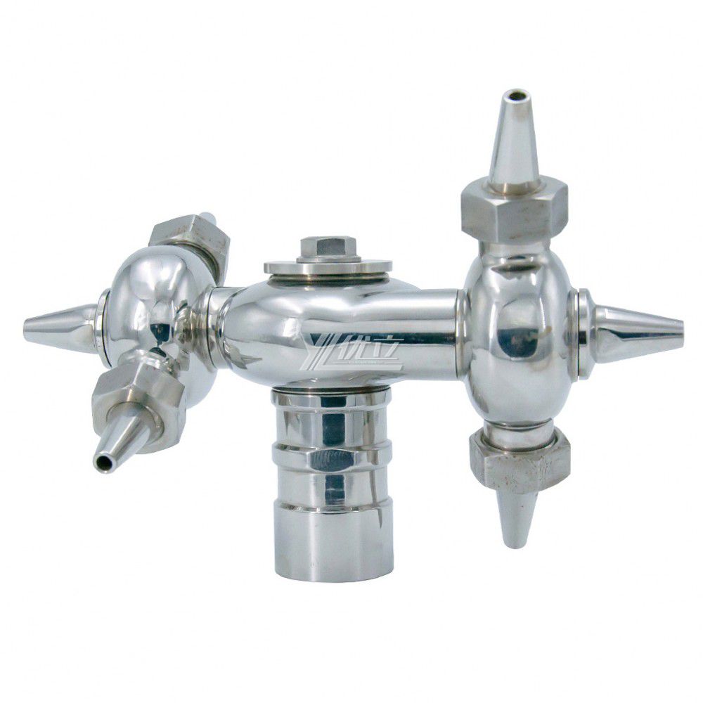 YOULI Food Grade Sanitary 360 Degree CIP Nozzle Tank Cleaning Stainless Steel 304 SS316L Threaded Rotary Cleaning Spray Ball