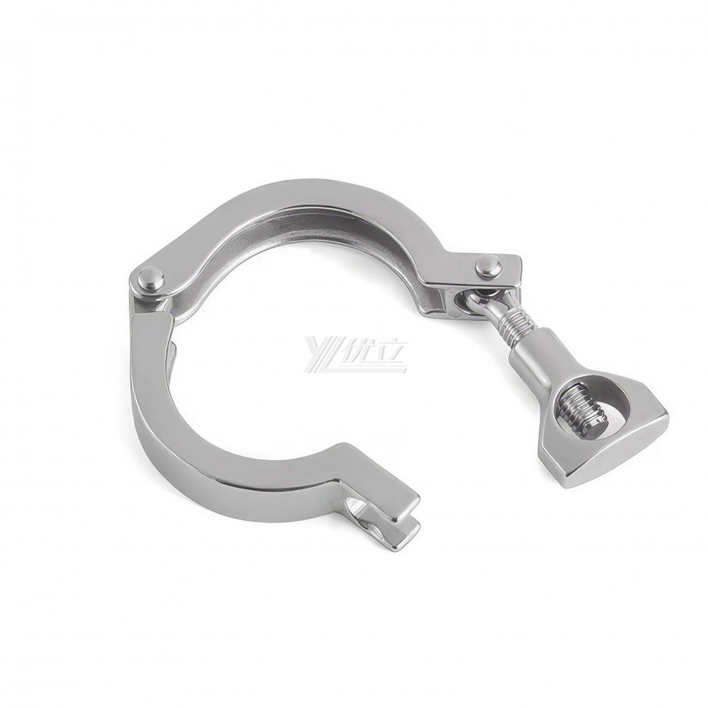 YOULI Hygienic Food Grade Sanitary Stainless Steel 304 SS316L DIN SMS 3A Tri-clamp Pipe Fitting Single Pin Clamp