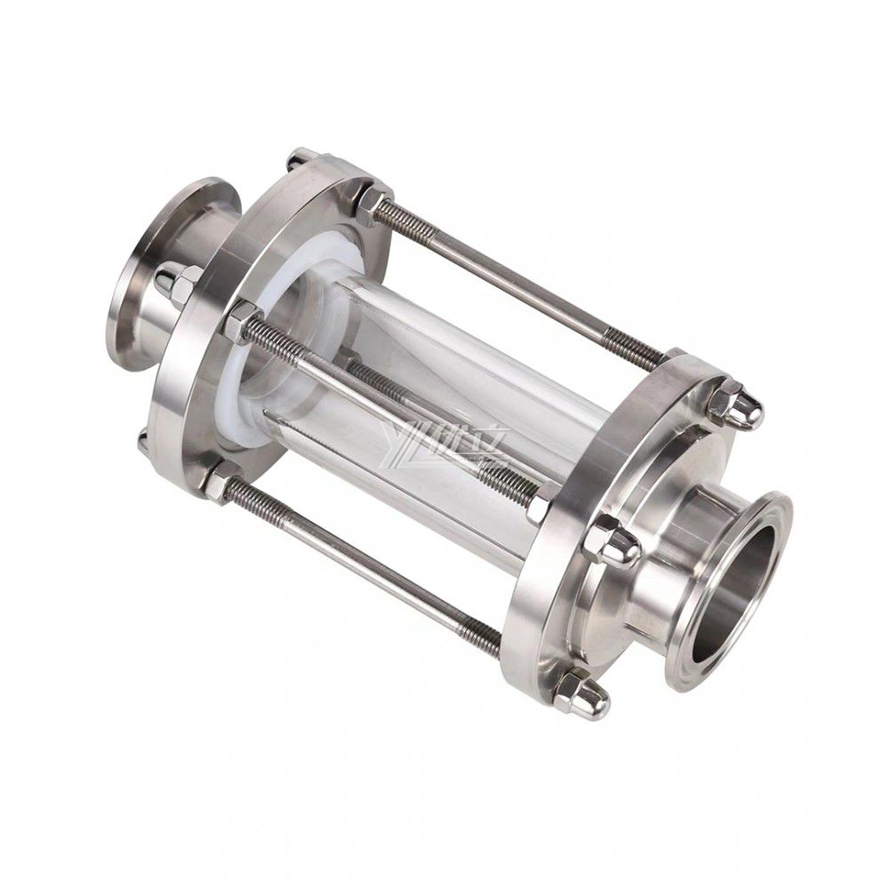YOULI Best-in-Class Hygienic Food Grade Sanitary Stainless Steel 304 316L Flow Straight Tri Clamped Sight Glass