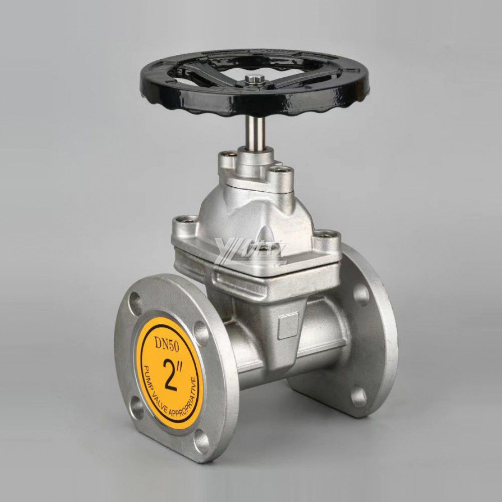 YOULI Zero Leakage Z45X ANSI 150LB 304 316 Stainless Steel Cast Iron PN16 Non Rising Stem Soft Seal Flanged Gate Valve