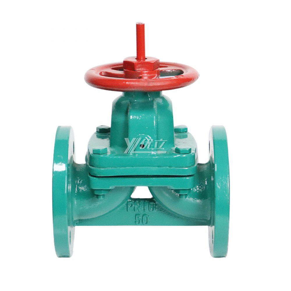YOULI Stainless Steel BS ANSI 150LB 300LB 304 316 JIS 10K-20K 1.6mp WCB Manual Rubber Lined Flange Diaphragm Valve