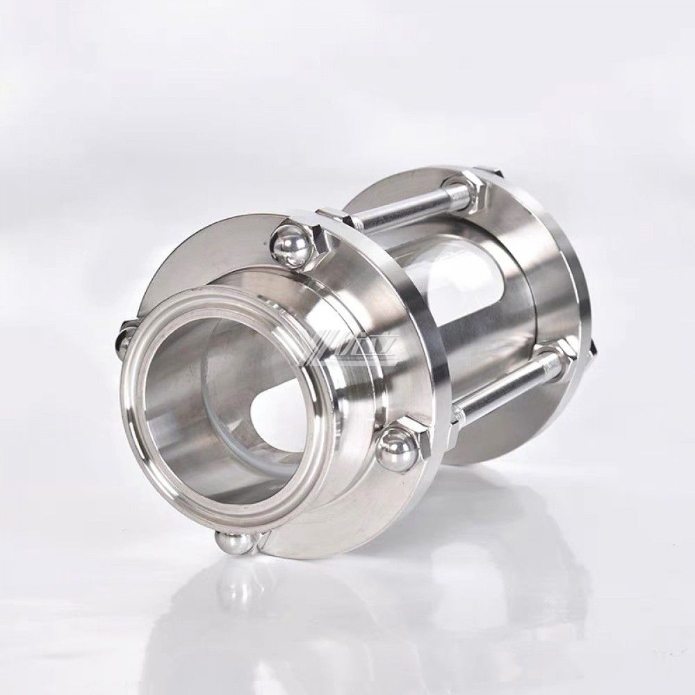 YOULI Best-in-Class Hygienic Food Grade Sanitary Stainless Steel 304 316L Protective Flow Straight Tri Clamped Sight Glass