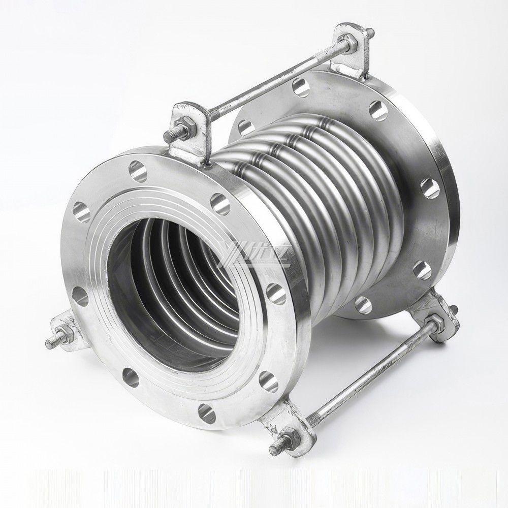YOULI Stainless Steel 304 SS316L JIS10K ANSI150LB PN10-16 Metal Flexible Joint Sylphon Bellows Flange Corrugated Compensator