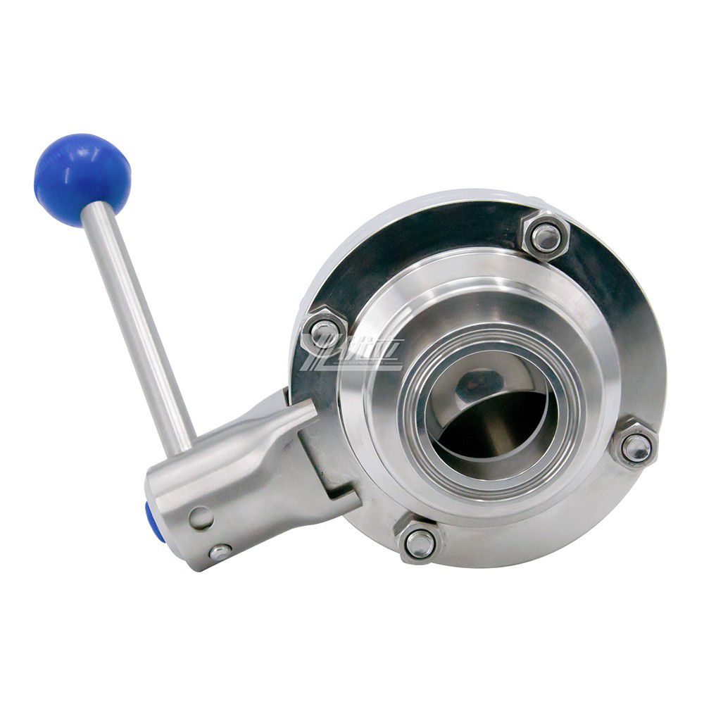 Clamp Stainless Sleel Sanitary Tri Clamping Butterfly Type Ball Valve