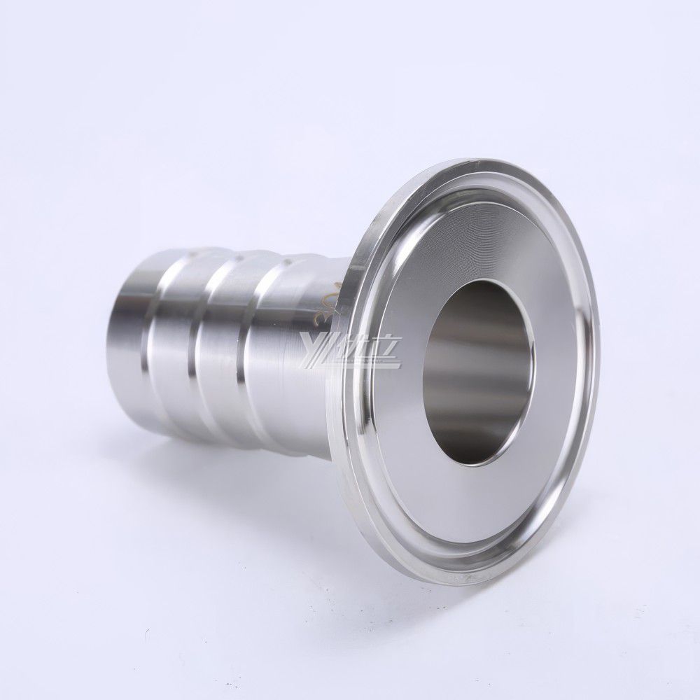 YOULI Best-in-Class Hygienic Food Grade Sanitary Stainless Steel 304 316L SMS Tri Clamp Ferrule Hose Adapter