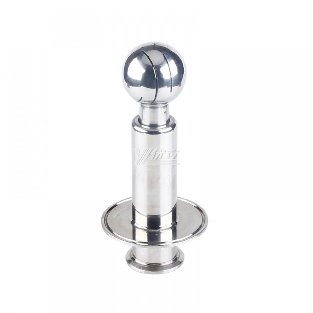 YOULI Food Grade Sanitary CIP Bolted Tank Cleaning Stainless Steel 304 SS316L Double Clamped Nozzle Rotary Cleaning Spray Ball