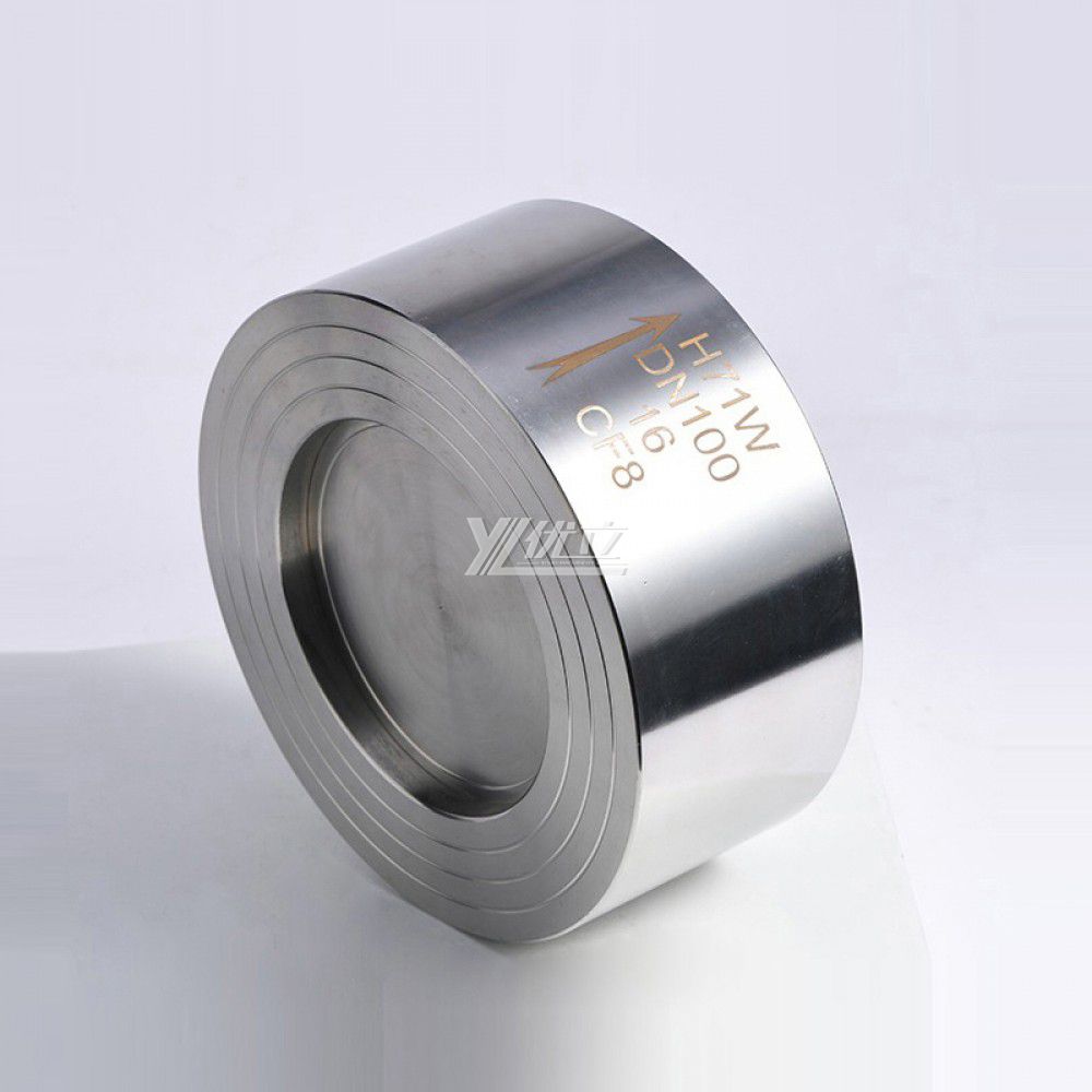 YOULI Durable Anti-leakage High Temperature Steam Smooth Stainless Steel 304 316 JIS 10K 1.6mpa WCB Wafer Type Check Valve