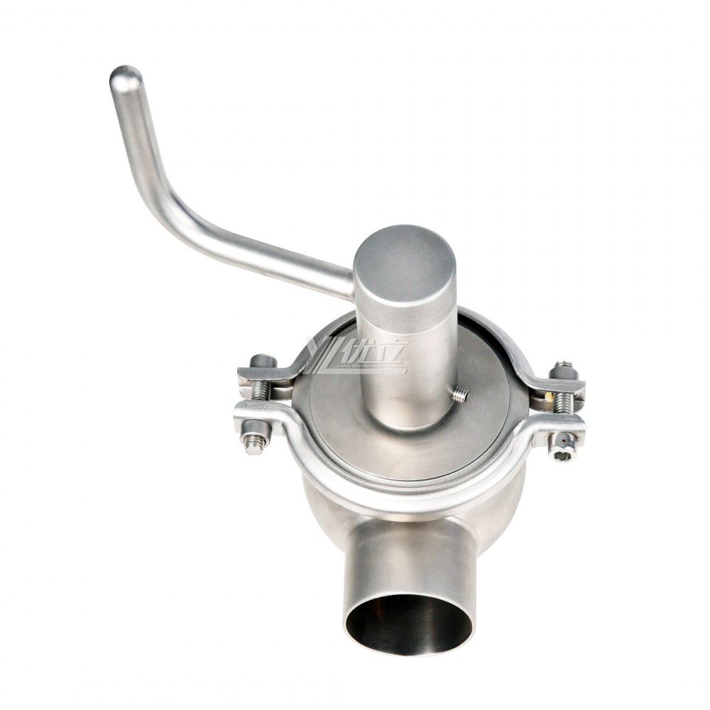 YOULI Best-in-Class Hygienic Food Grade Sanitary Stainless Steel 304 316L Manual L Type Welded Cut-off Globe Stop Valve