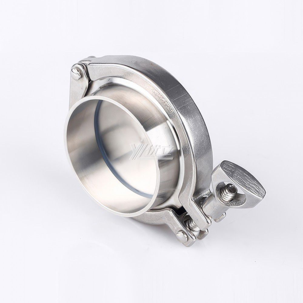 YOULI Hygienic Food Sanitary Stainless Steel 304 SS316L DIN SMS 3A Tri-clamp Pipe Fitting Complete Sets Clamp Ferrule Blind
