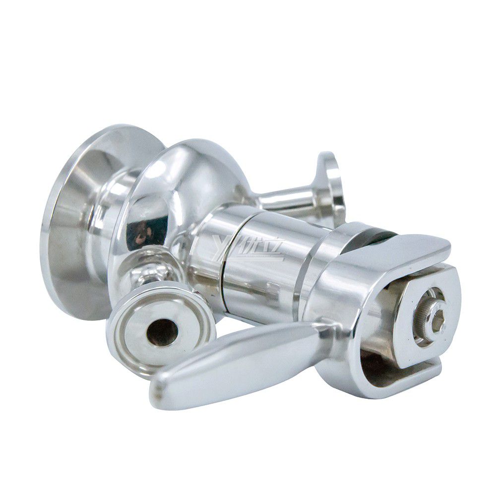 Stainless Steel SS316L Manual Aseptic Sampling Valve with PTFE Gaskets