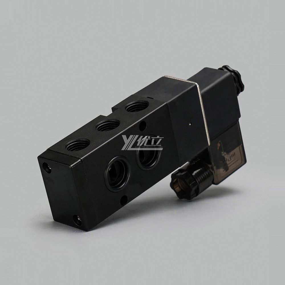 YOULI Innovative Durable Anti-leakage 1/4" DC24V AC220V  4V210 4V310 4M210  4M310 Plate Type Solenoid Valves