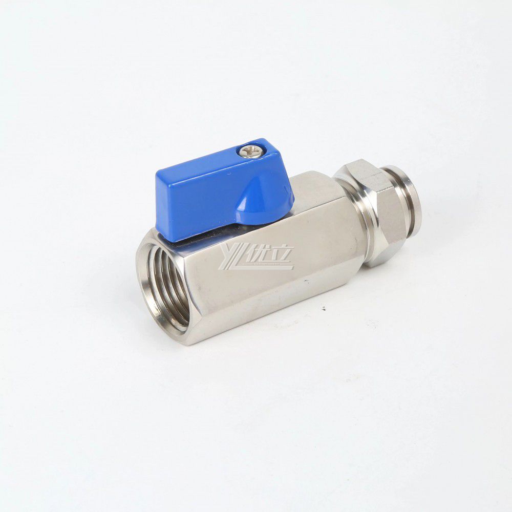 YOULI 1/8" 1/4" NPT BSP 1000WOG PN63 304 316 Stainless Steel Manual Quickly Plug Mini Ball Valve