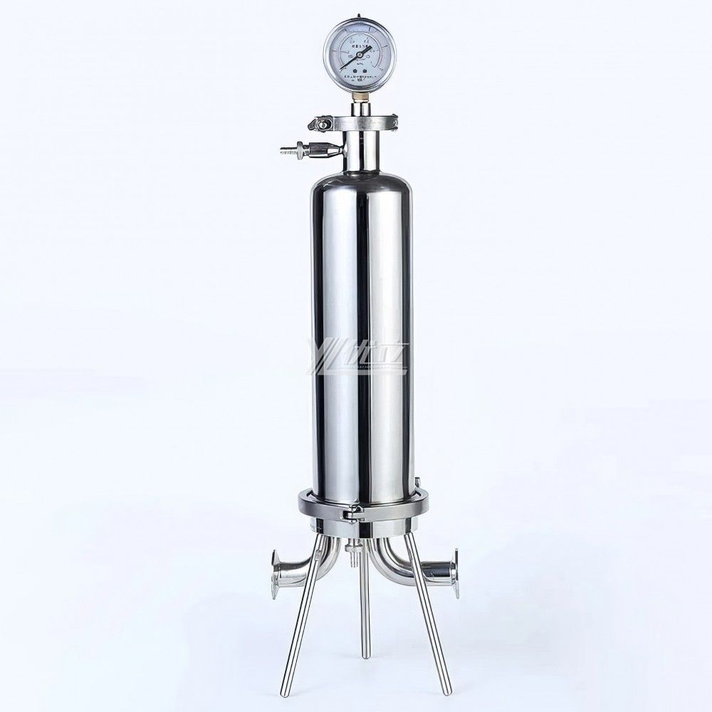YOULI Hygienic Food Grade SS 304 316L Stainless Steel Milk Beer Honey Single Microporous Membrane Filter