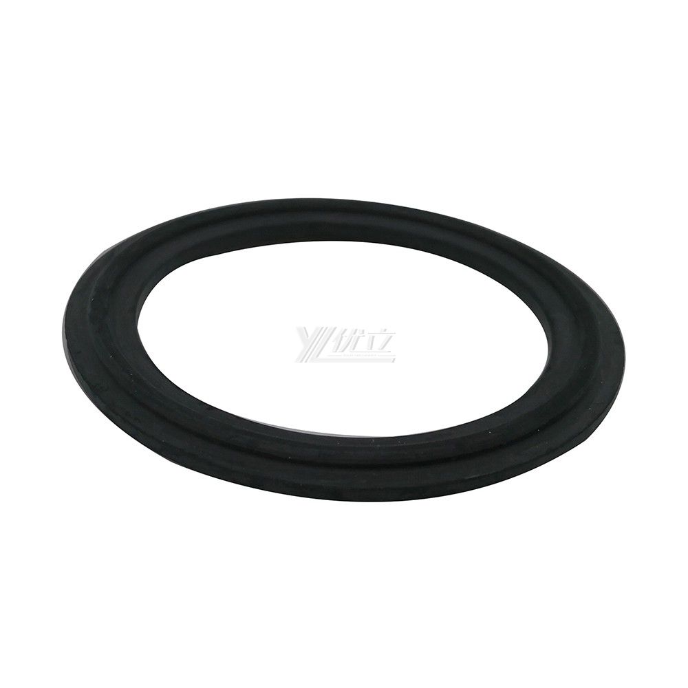 YOULI Hygienic Food Grade Customized Black Pipe Sanitary FKM Sealing Ring Non Standard Rubber VITON Tri Clamp Gasket