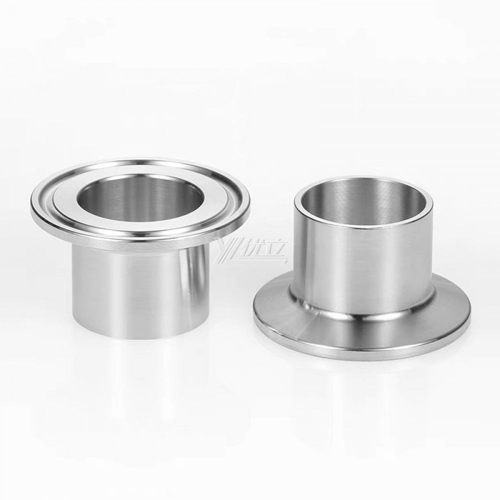 YOULI Best-in-Class Hygienic Food Grade Sanitary Stainless Steel 304 316L SMS 1.5 Inch Pipe Weld L=28.6MM Tri Clamp Ferrule