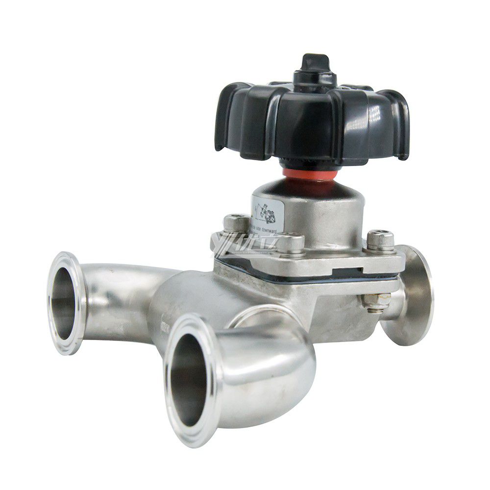 Stainless Steel 316L Sanitary Manual U-Type Diaphragm Valve