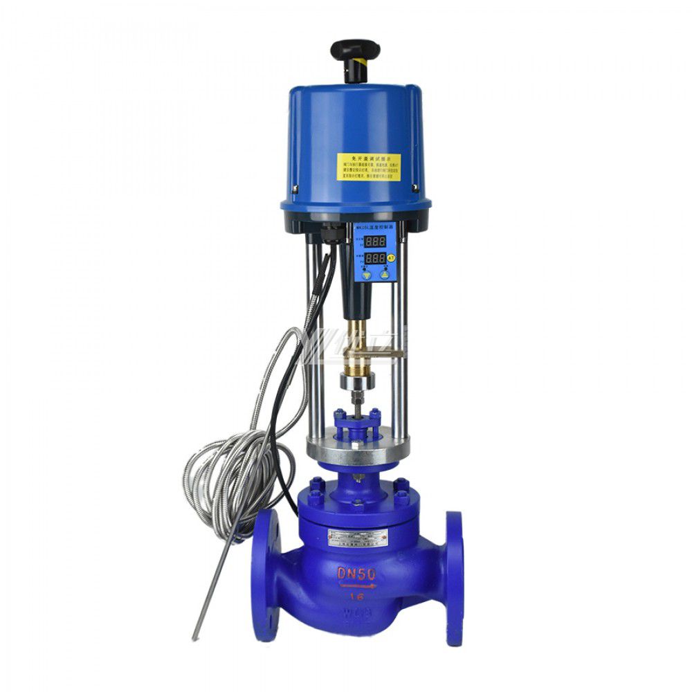 YOULI ZZWPE ANSI 150LB 304 316 Stainless Steel 1.6mpa WCB  Self Standing AC220V Electric Temperature Regulating Control Valve