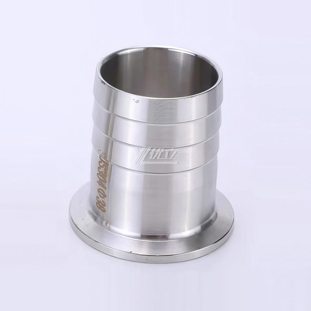 YOULI Best-in-Class Hygienic Food Grade Sanitary Stainless Steel 304 316L SMS Tri Clamp Ferrule Hose Adapter